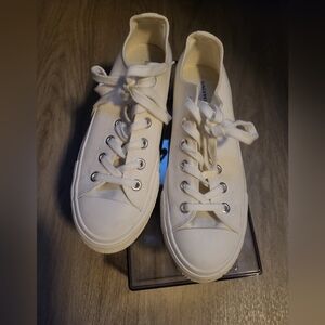 Sincerely Jules Classic White Canvas Sneakers 9